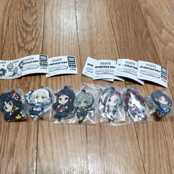 데포라바! 걸즈 밴드 클라이 키링 7개 세트