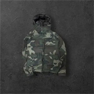 00s archive camouflage down jacket y2k