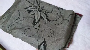 쇼와 레트로 고급 기모노 오시마 명주 진흙 염색 요염한 여자 기모노 여자