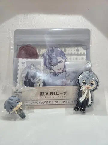 제일복권! 컬러풀 피치 히로 지퍼 백 & 러버 참 3종 세트