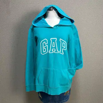 새상품급 레어 스카이블루 빅 갭 후드티 y2k 헤이세이 갸루 그런지