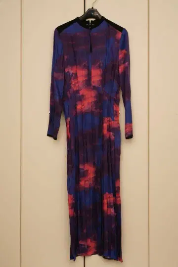 AKANE UTSUNOMIYA 긴팔 롱 원피스