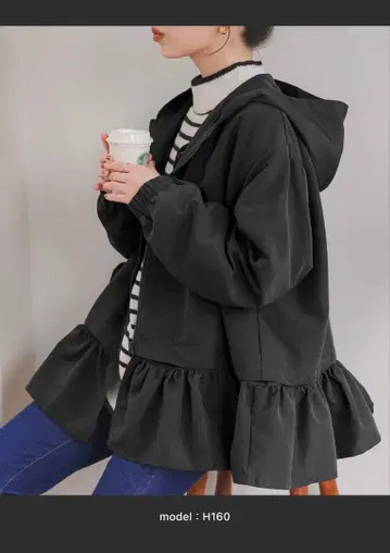 [ 고베 레터스 ] 보아 라이너 포함 4way 발수 페플럼 마운틴 후드티