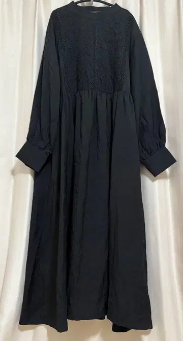 모리노각코롱 원피스 레이스 포멀 블랙 F