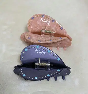 POTETE 하트 클립 하트 클립 2개 세트