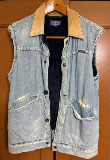 BLUEBLUE 데미지 가공 베스트 남성용 M