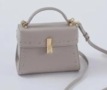 CELFORD 비쥬 스터드 미니백 그레이쉬 베이지