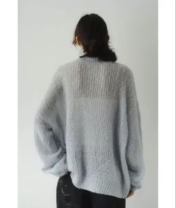 Knuth Marf jaguard sheer knit