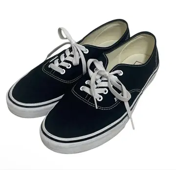 Vans 블랙 로우컷 스니커즈