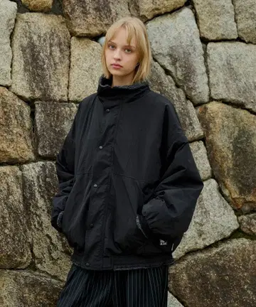 [ WETTEMPT ] 리버서블 나일론 보아 블루종