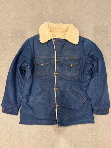 데님 블루 보아 자켓