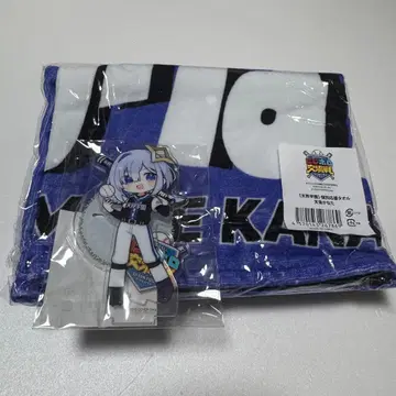 미개봉 니지홀로 교류전 아마네 카나타 응원 타월 아크릴 스탠드