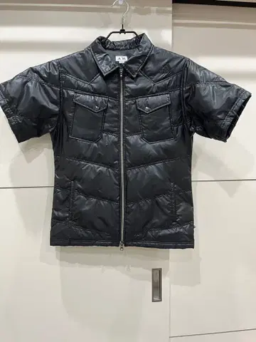 골프웨어 adidas 블랙 반팔 다운 M 사이즈