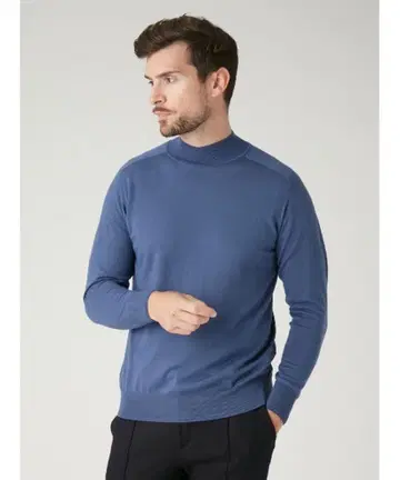 AOURE 아우르 FIORE 워셔블 모크넥 니트