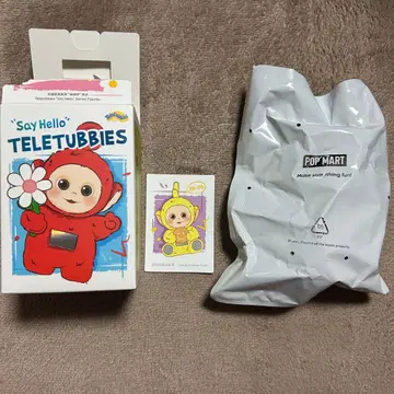 미사용 새상품 POPMART 텔레토비즈 라라 키링 봉제 인형