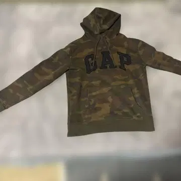 GAP 카모 패턴 후드 부착 후드티
