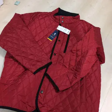 새상품 4L 맥베 퀼팅 스탠드 카라 자켓