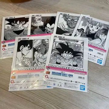 제일복권 드래곤볼 40th 그 첫 번째 G상 클리어 파일 5장 세트