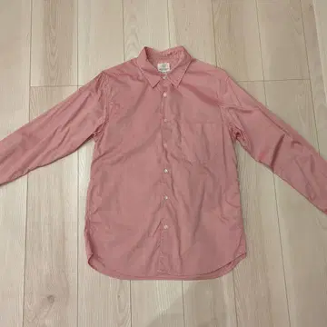 BEAUTY & YOUTH 핑크 버튼 셔츠 M