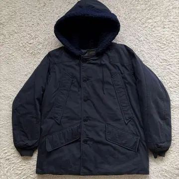 B-9 빔즈+ 다운 자켓 코마츠 보아 퀼팅 네이비