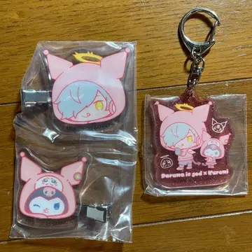 달마이즈고드 대요괴 앞머리 클립 키링 산리오 애니마이 복권