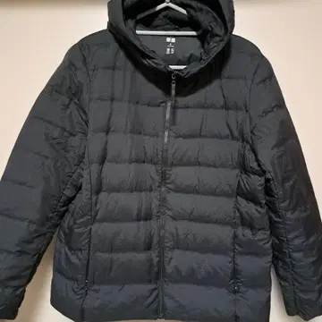 UNIQLO 블랙 다운 자켓 XL