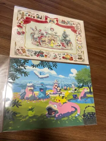 A4 클리어 파일 포켓몬 홀리데이 블레싱스 카가와