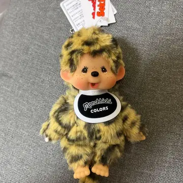 새상품 몽치치 COLORS 표범 무늬 마스코트 키체인