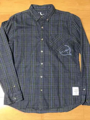 DENIM BY VANQUISH & FRAGMENT 체크 플란넬 셔츠