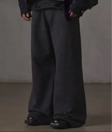 grancy 그랑시 스웨트 팬츠 큐빅 M