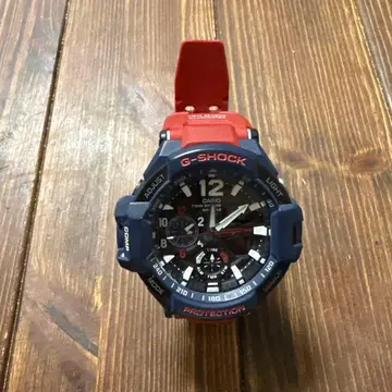 CASIO G-SHOCK 손목시계 네이비/레드