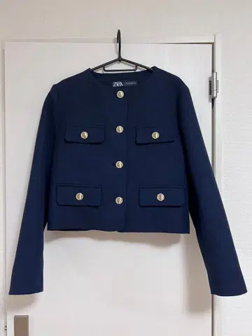 ZARA 트위드 자켓 숏 자켓 M