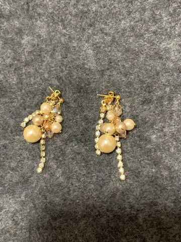 펄 크리스탈 귀걸이