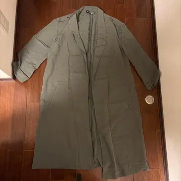 그레이 롱 셔츠 원피스 S 사이즈