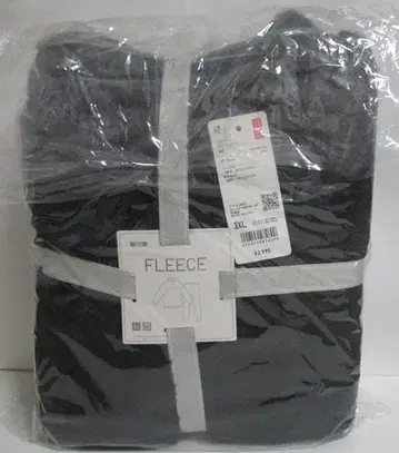 UNIQLO 퍼 플리스 세트 긴팔 3XL 블랙 택 포함 새상품