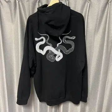 Knosis 뱀 초기 후드티 후디 2XL