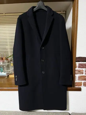 UNITED ARROWS 네이비 체스터 코트