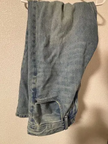 라이트 블루 스트레이트 레그 데님 ZARA