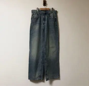 라이트 블루 스트레이트 레그 데님 ZARA