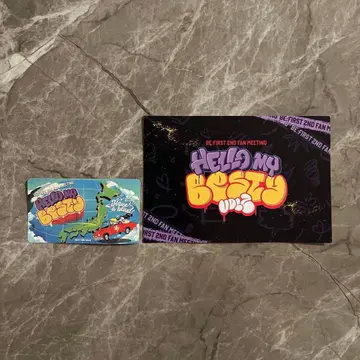 BE:FIRST HELLO MY BESTY 엽서 스티커