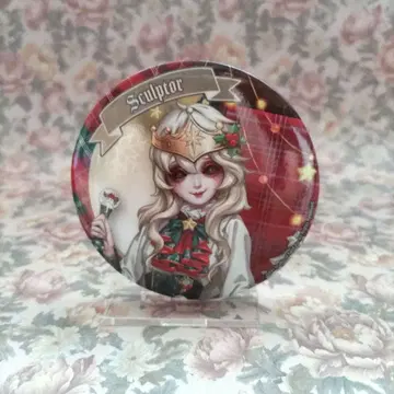 제5인격 스이파라 크리스마스 캔뱃지 조각가 갈라테아