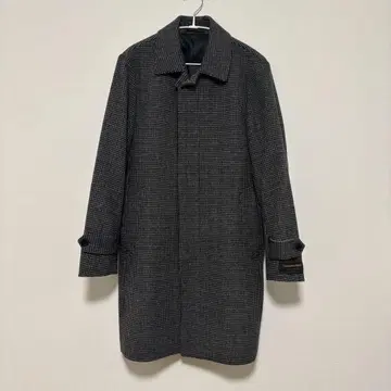 UNITED ARROWS 캐시미어 블렌드 체스터 코트 체크 무늬