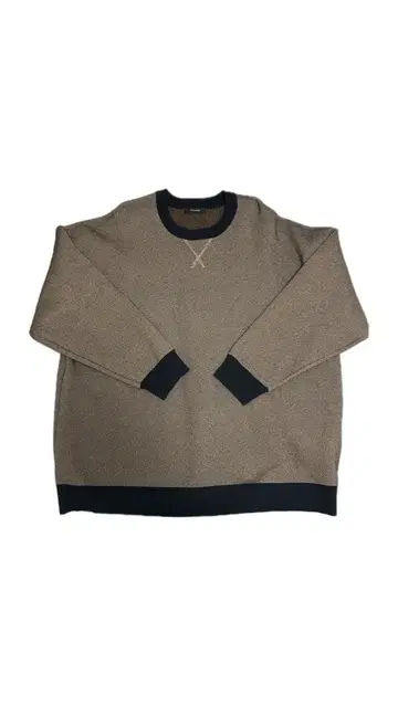 JEANASIS 긴팔 맨투맨 브라운 네이비