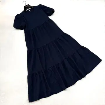 [ BIRTHDAY BASH ] 퍼프 슬리브 티어드 플레어 원피스