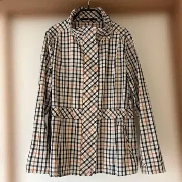 닥스 닥스 체크 코트 레인코트 윈드브레이커 점퍼