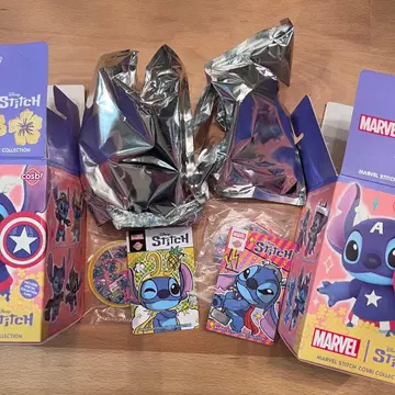 Marvel Stitch Cosbi 피규어 토르&로키 세트