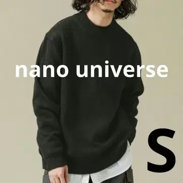 택 포함 nano universe 니트 스웨터 블랙 남성용 S