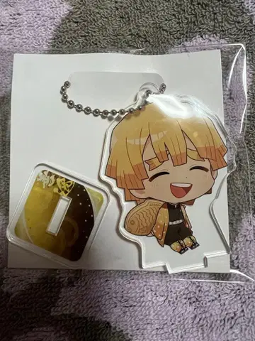 귀멸의 칼날 아가츠마 젠이츠 SEGA 아크릴 키링 타이야키