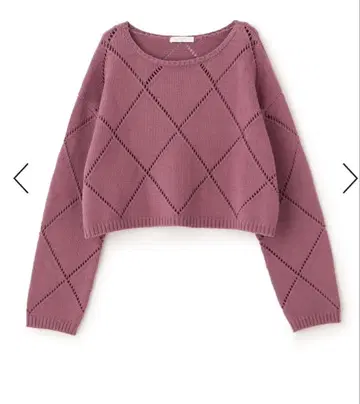 새상품급/아일렛 숏 기장 니트