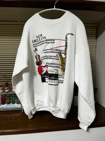 Hanes 헤비웨이트 맨투맨 L